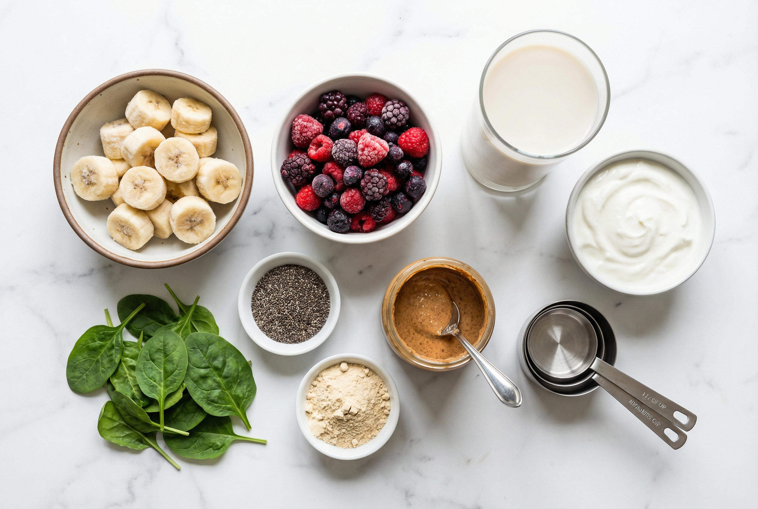 Ingredients flat lay