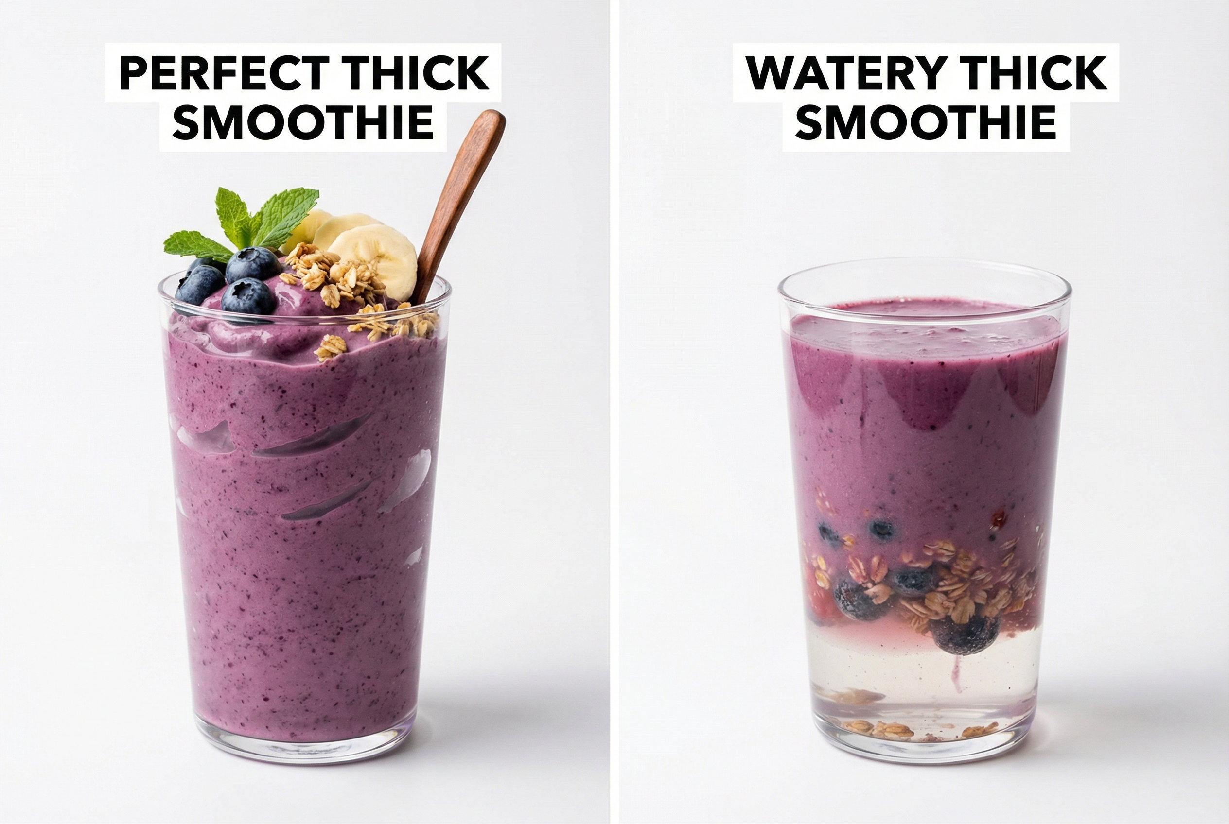 Success vs failure comparison