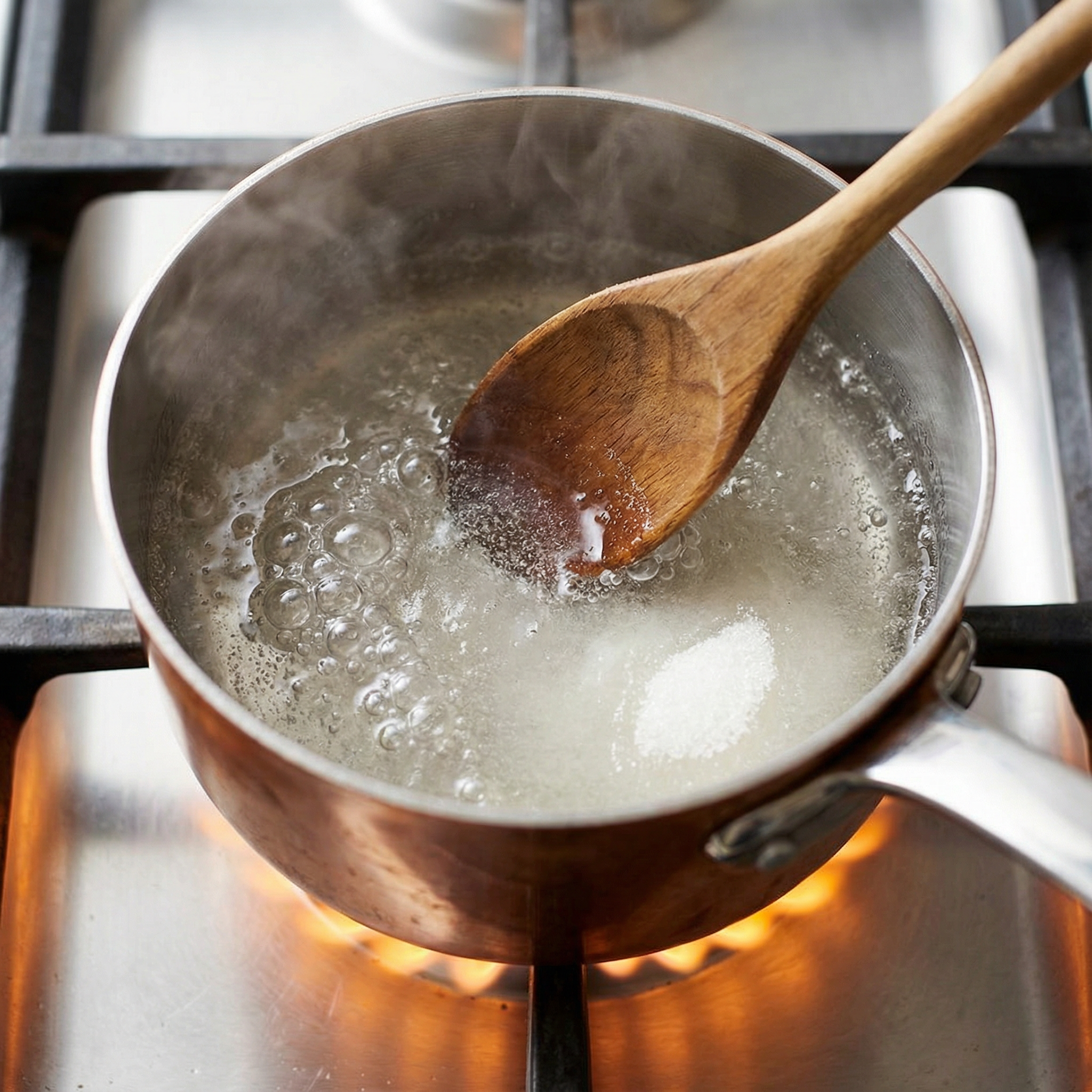 Making simple syrup