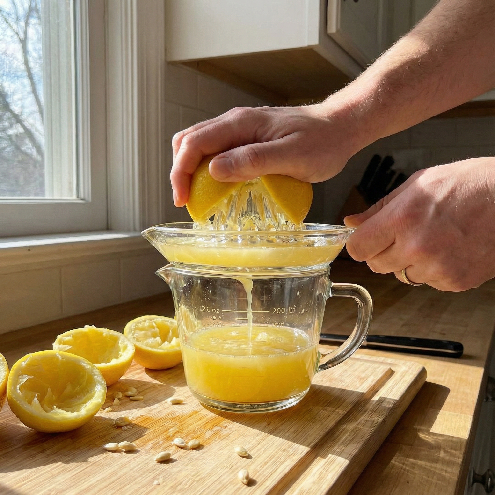 Juicing lemons