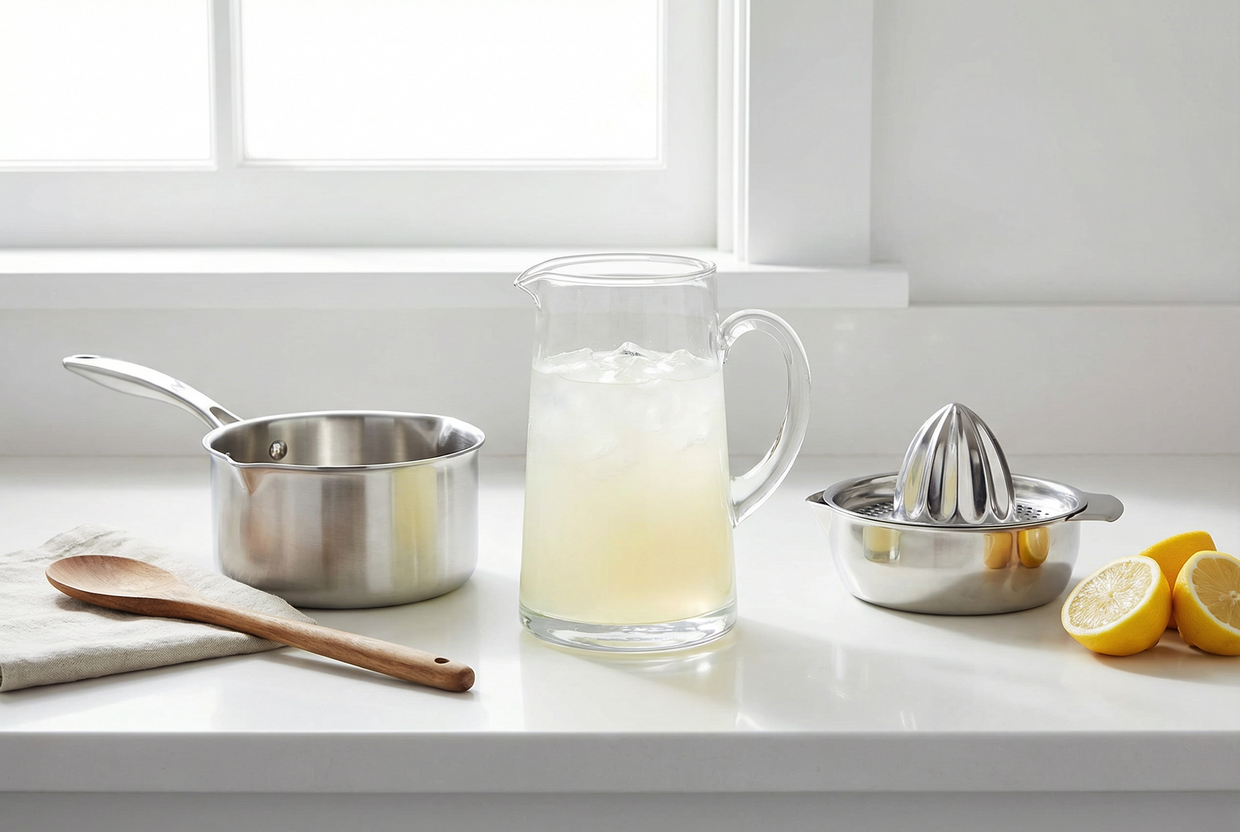 Kitchen tools for making lemonade